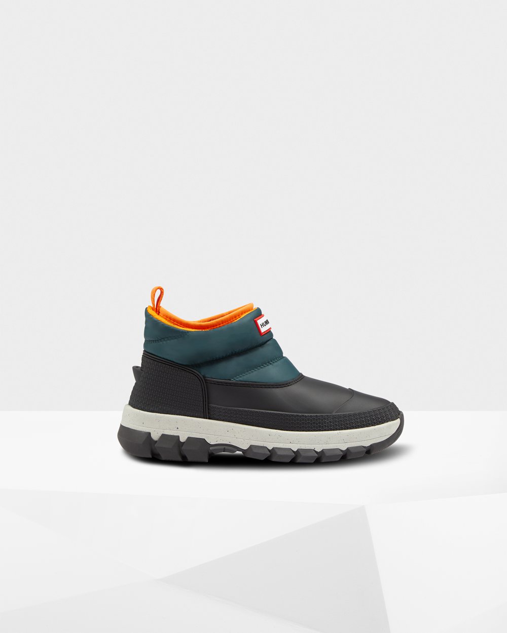 Hunter Kar Çizme Bayan Yeşil/Gri - Original Insulated Ankle - Türkiye VT0894172